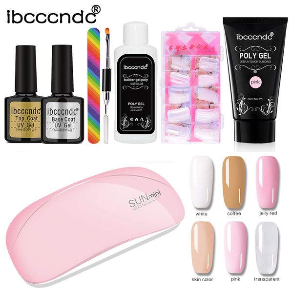 poly gel kit 6w sunmini uv led lamp nail builder gel varnish polish polygel quick nail extension hard solution art set
poly gel kit 6w sunmini uv led lamp nail builder gel varnish polish polygel quick nail extension hard solution art set