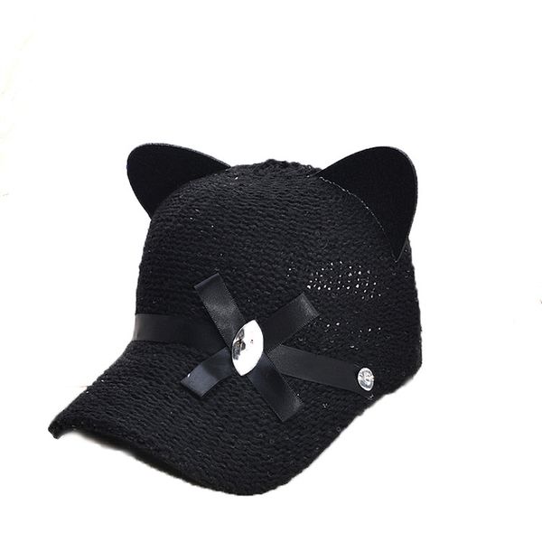 fashionable korean new hat autumn and winter models cat ear trend hat fashion bow women's, Blue;gray
fashionable korean new hat autumn and winter models cat ear trend hat fashion bow women's, Blue;gray