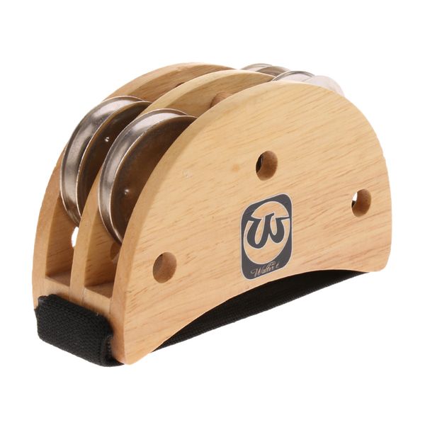 wood foot tambourine with double row steel jingles cajon companion accessory percussion instrument part
wood foot tambourine with double row steel jingles cajon companion accessory percussion instrument part