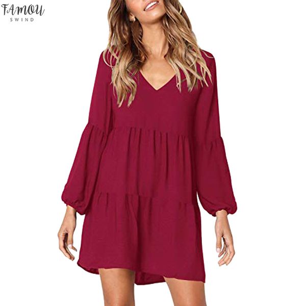 autumn women dress fashion women solid color high waist lantern long sleeve v-neck draped knee-length wine blue dress dropship, Black;gray
autumn women dress fashion women solid color high waist lantern long sleeve v-neck draped knee-length wine blue dress dropship, Black;gray