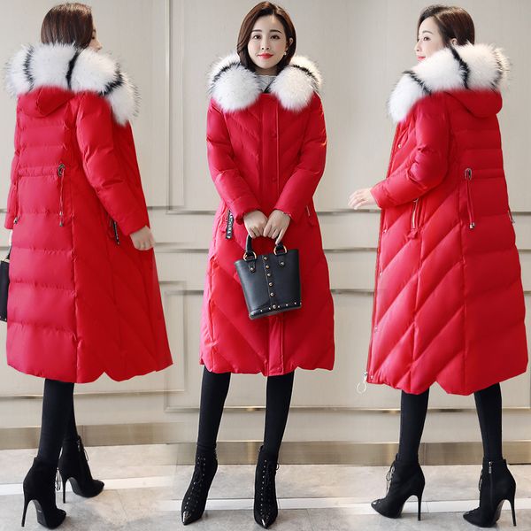 2019 winter women's new style cotton-padded clothes women's mid-length korean-style slim fit thick down jacket cotton-padded clo, Blue;black
2019 winter women's new style cotton-padded clothes women's mid-length korean-style slim fit thick down jacket cotton-padded clo, Blue;black