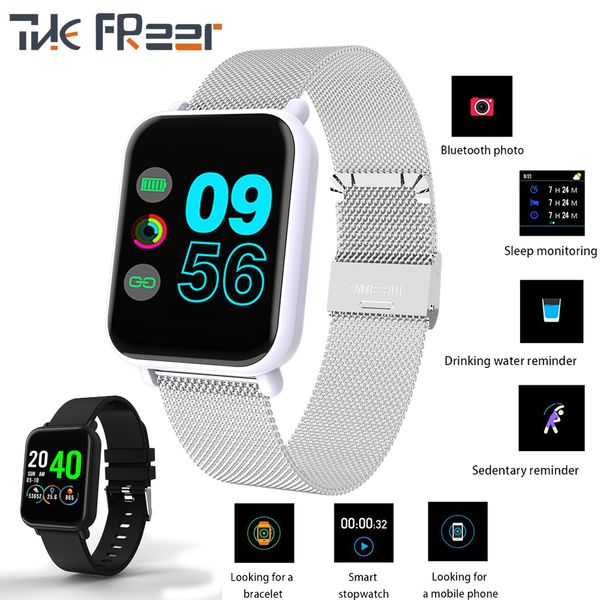 r6 smart watch bluetooth pedometer health sport smart watch call reminder heart ratefitness tracker monitor for men women, Blue
r6 smart watch bluetooth pedometer health sport smart watch call reminder heart ratefitness tracker monitor for men women, Blue