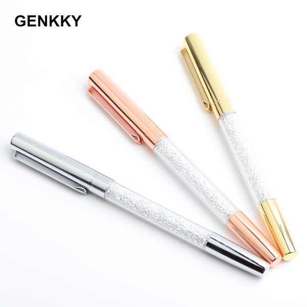 1pcs ballpoint writing pen diamonds metal material beautiful pen 0.7mm student stationery for gift custom logo, Blue;orange
1pcs ballpoint writing pen diamonds metal material beautiful pen 0.7mm student stationery for gift custom logo, Blue;orange