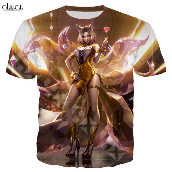 2020 new style game league of legends t shirt men women 3d print ahri kda arcade ezreal hero skin short sleeve fashion streetwear
2020 new style game league of legends t shirt men women 3d print ahri kda arcade ezreal hero skin short sleeve fashion streetwear