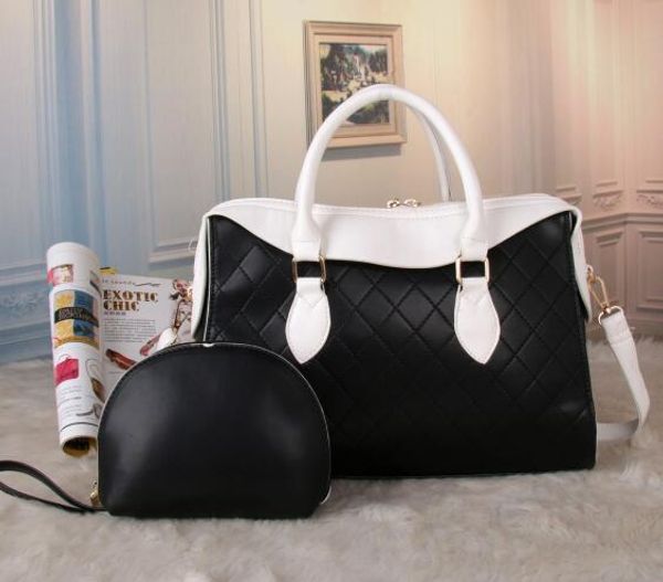 fashion leather shoulder bag women composite bag totes vintage women handbags ladies messenger crossbody bags bolsa feminina 03258, Black 
fashion leather shoulder bag women composite bag totes vintage women handbags ladies messenger crossbody bags bolsa feminina 03258, Black