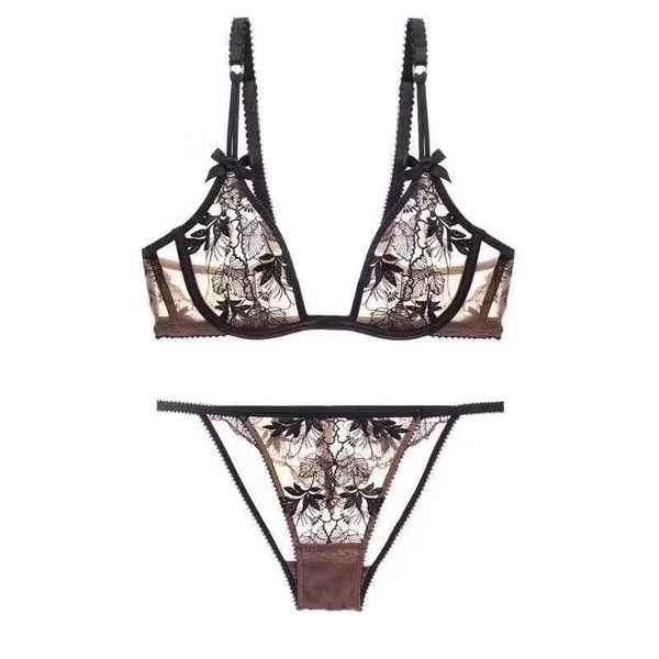women's lingerie perspective lace embroidered bra set bralette nightwear g-string underwear thong sexy, Red;black
women's lingerie perspective lace embroidered bra set bralette nightwear g-string underwear thong sexy, Red;black