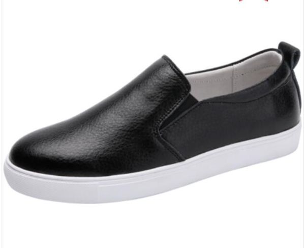 new men casual shoes trendy sneakers skateboarding shoes leisure athletic fitness leather loafers women flat shoes, Black
new men casual shoes trendy sneakers skateboarding shoes leisure athletic fitness leather loafers women flat shoes, Black