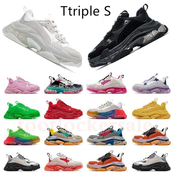 2020 crystal bottom paris 17fw triple s mens sneakers vintage dad platform ourdoor womens casual designer shoes tripler trainers clear sole, Black
2020 crystal bottom paris 17fw triple s mens sneakers vintage dad platform ourdoor womens casual designer shoes tripler trainers clear sole, Black