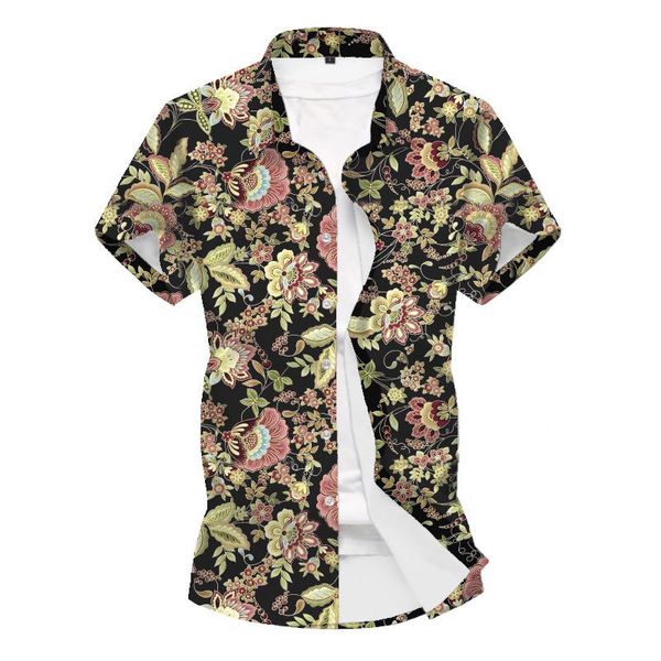 flower blouse male new slim summer dress floral shirt for man short sleeves casual shirt men black white, White;black
flower blouse male new slim summer dress floral shirt for man short sleeves casual shirt men black white, White;black