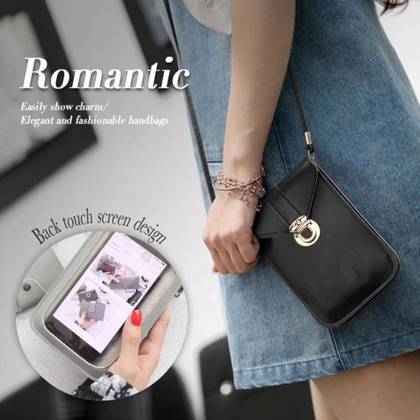 women's touch screen cell phone purse transparent simple bag hasp cross wallets smartphone leather shoulder light handbags bolso
women's touch screen cell phone purse transparent simple bag hasp cross wallets smartphone leather shoulder light handbags bolso