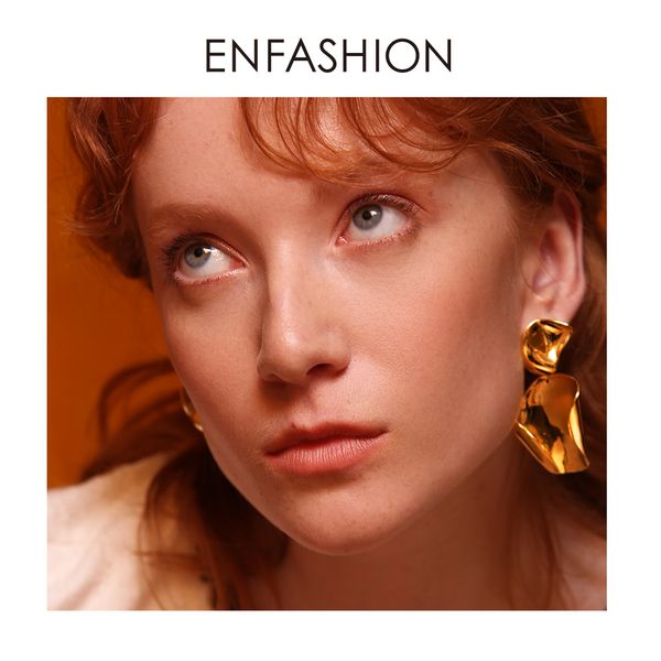 enfashion flower petal drop earrings for women gold color big leaf molten dangle earings fashion jewelry 2019 kolczyki e191095, Silver
enfashion flower petal drop earrings for women gold color big leaf molten dangle earings fashion jewelry 2019 kolczyki e191095, Silver