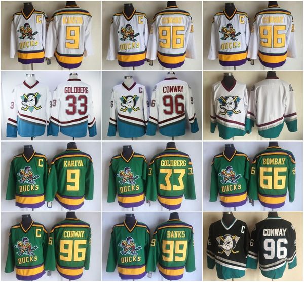 Anaheim Mighty Ducks Movie Jersey #96 Charlie Conway Jersey 9 Paul Kariya 33 Greg Goldberg 66 Gordon Bombay 99 Adam Banks Stitched
Anaheim Mighty Ducks Movie Jersey #96 Charlie Conway Jersey 9 Paul Kariya 33 Greg Goldberg 66 Gordon Bombay 99 Adam Banks Stitched
