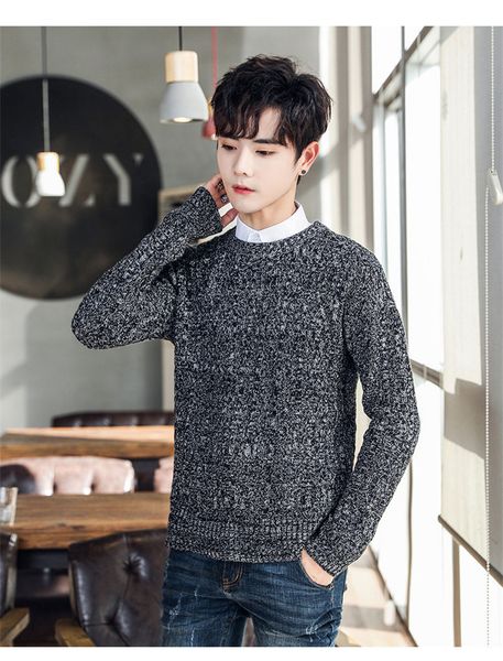 plus size mens designer sweaters long sleeve solid color mens crew neck sweaters pullover mens casual sweater, White;black
plus size mens designer sweaters long sleeve solid color mens crew neck sweaters pullover mens casual sweater, White;black