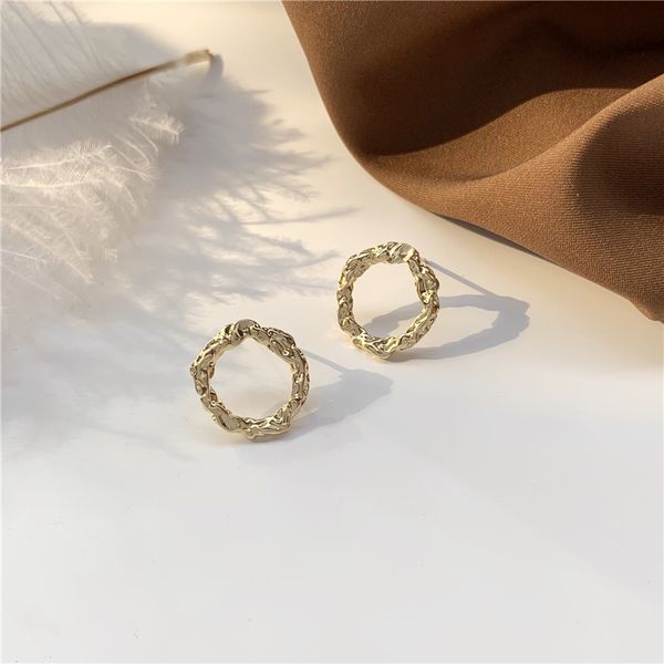 silver pins simple ins irregular retro round metal stud earrings for women girl fashion jewelry accessories, Golden;silver
silver pins simple ins irregular retro round metal stud earrings for women girl fashion jewelry accessories, Golden;silver
