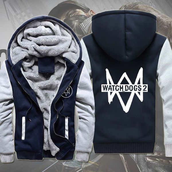 dropshiping watch dogsd winter hoodie jacket wool liner fleece thick zipper pocket for men's sweatshirt coat, Black
dropshiping watch dogsd winter hoodie jacket wool liner fleece thick zipper pocket for men's sweatshirt coat, Black