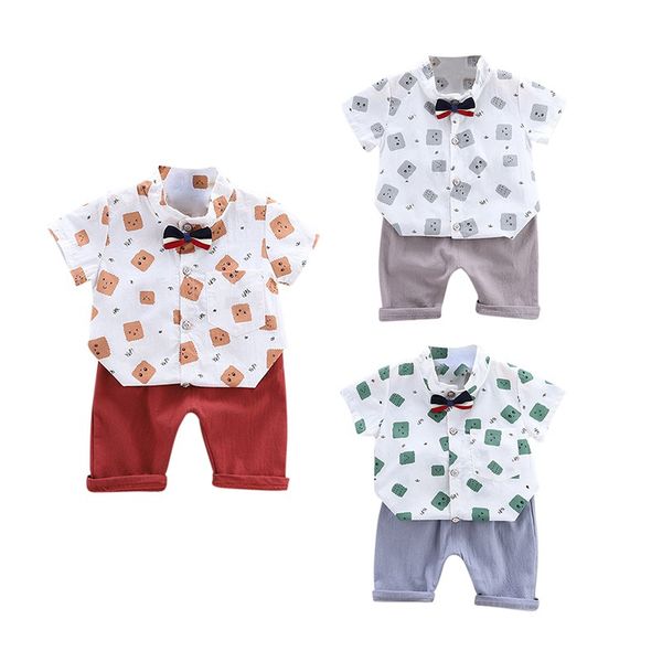 2pcs/set summer baby boys short sleeve cartoon print blouse t-shirt+shorts casual outfits sets, White
2pcs/set summer baby boys short sleeve cartoon print blouse t-shirt+shorts casual outfits sets, White