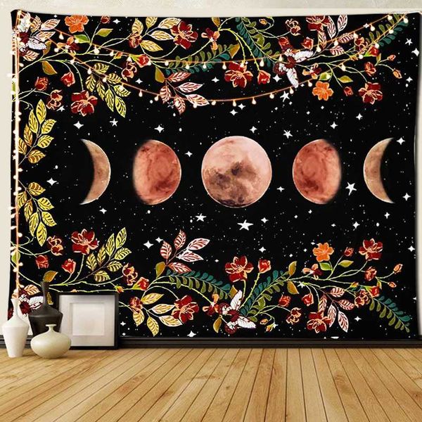 tapestries tapestry flower wall hanging starry sky carpet moon art polyester blanket home decoration accessories
tapestries tapestry flower wall hanging starry sky carpet moon art polyester blanket home decoration accessories