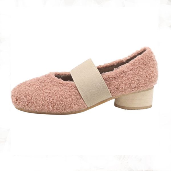 women's new fashion concise slip on chunky low heel pumps lady's warm plush loafers work office daily casual shoes fuzzy shoes, Black
women's new fashion concise slip on chunky low heel pumps lady's warm plush loafers work office daily casual shoes fuzzy shoes, Black