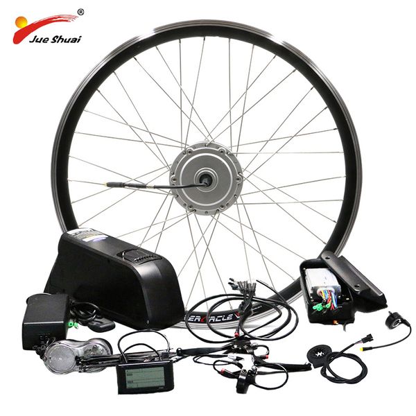 

bafang motor wheel 48v 250w 350w 500w electric bike conversion kit with 48v 10ah 12ah lithium battery 26" 700c 28" ebike kit