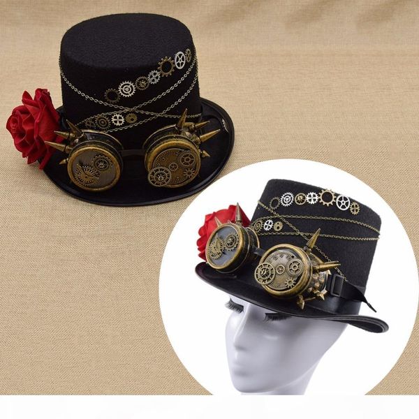 qlychee fashion accessories fedoras steampunk retro vintage hat gothic wool gears victorian hats lace wings chain d19011103, Blue;gray
qlychee fashion accessories fedoras steampunk retro vintage hat gothic wool gears victorian hats lace wings chain d19011103, Blue;gray