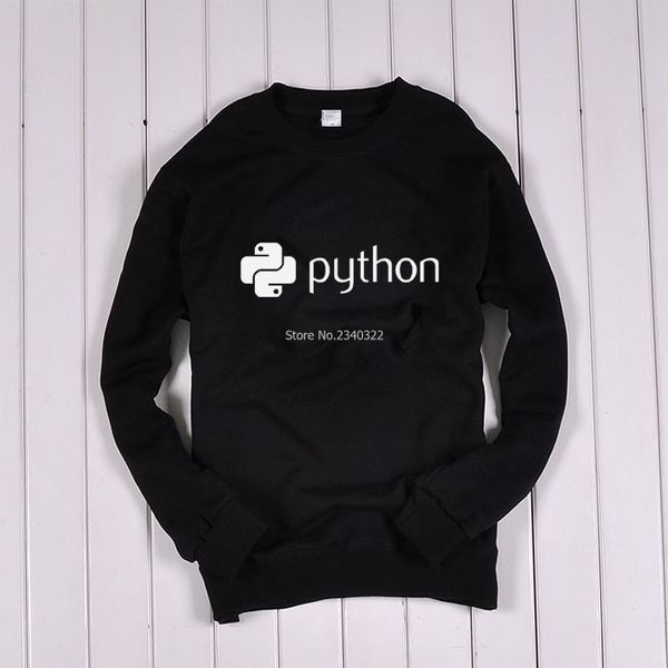 the new spring autumn python sweatshirt programmers it hedging cotton, Black
the new spring autumn python sweatshirt programmers it hedging cotton, Black