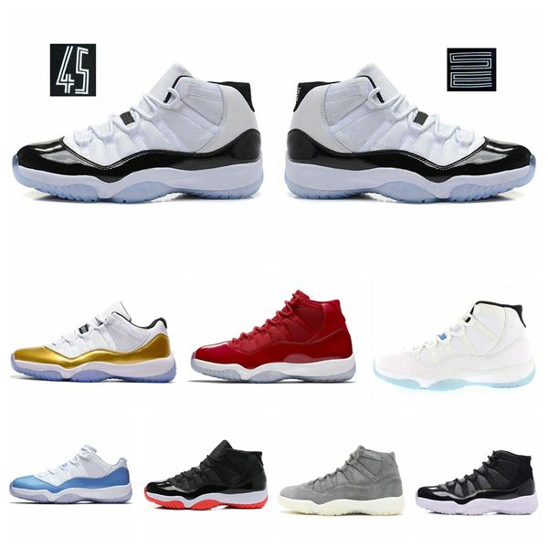concord high 45 11 xi 11s cap and gown prm heiress gym red chicago platinum tint space jams men basketball shoes sports sneakers
concord high 45 11 xi 11s cap and gown prm heiress gym red chicago platinum tint space jams men basketball shoes sports sneakers