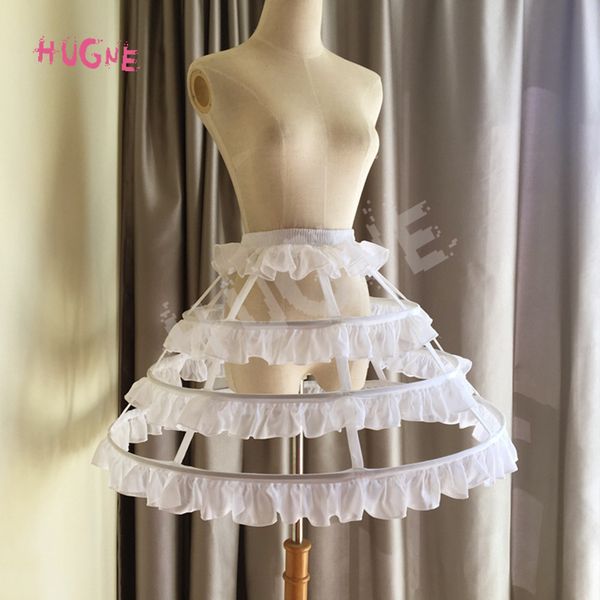hugne short 3 hoop lolita petticoat white/black crinoline gothic petticoat underskirt for woman, Black;gray
hugne short 3 hoop lolita petticoat white/black crinoline gothic petticoat underskirt for woman, Black;gray