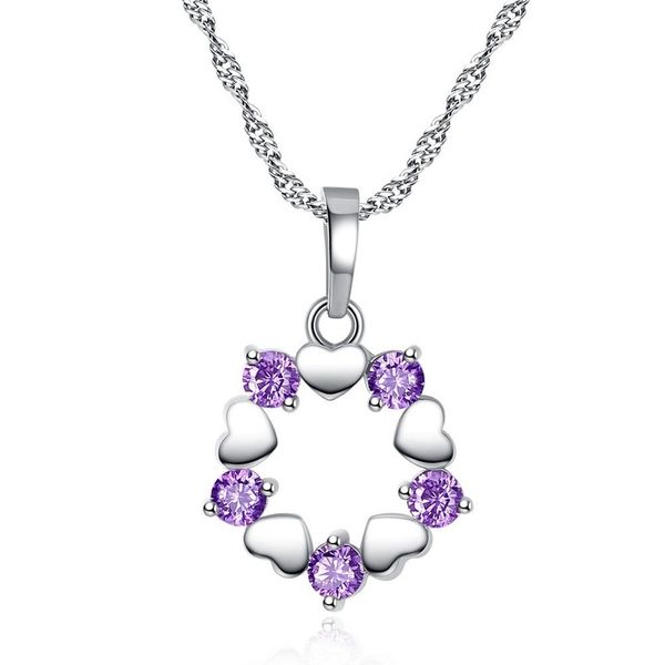 1pc creative garland necklace diy ms. love pendant zircon jewelry valentine's day gift for woman chain necklace, Silver
1pc creative garland necklace diy ms. love pendant zircon jewelry valentine's day gift for woman chain necklace, Silver