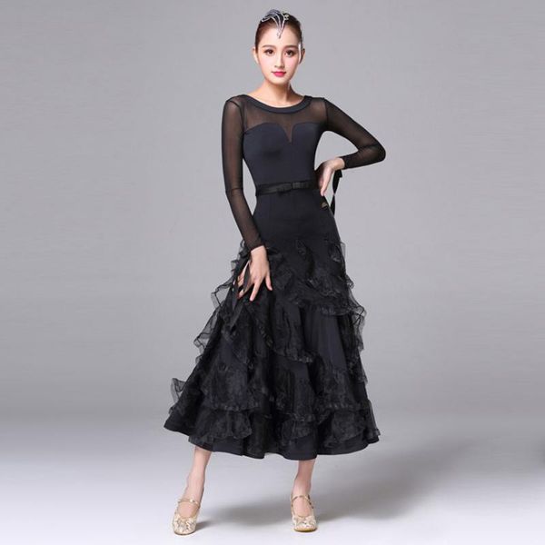 women's performance big swing ballroom dance dresses long sleeve modern waltz tango smooth ballroom dance dress standard ballro, Black;red
women's performance big swing ballroom dance dresses long sleeve modern waltz tango smooth ballroom dance dress standard ballro, Black;red