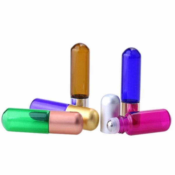 200pcs/lot 5ml rose gold silver gold round bottom small roll on ball glass bottles stainless steel roller oil bottle
200pcs/lot 5ml rose gold silver gold round bottom small roll on ball glass bottles stainless steel roller oil bottle
