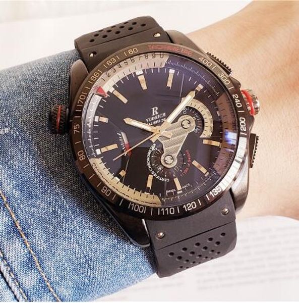 man sport watch with automatic mechanical rubber strap men's classic james bond style color watch clock gift a1 watch, Slivery;brown
man sport watch with automatic mechanical rubber strap men's classic james bond style color watch clock gift a1 watch, Slivery;brown