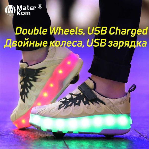 size 28-40 led wheels sneakers for children usb charged luminous roller skate shoes with lights kids shoes with double wheels, Black;red
size 28-40 led wheels sneakers for children usb charged luminous roller skate shoes with lights kids shoes with double wheels, Black;red