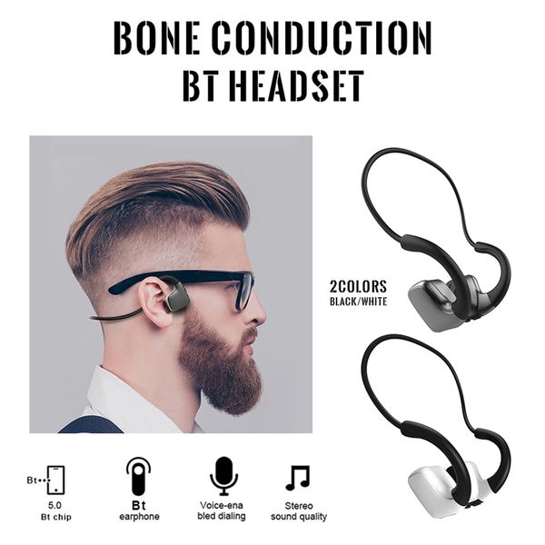 

bluetooth 5.0 original headphones bone conduction r9 headsets wireless sports earphones handsheadsets with microphone fitness earbuds