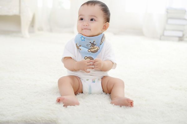 baby babador bib 8 piece/pack baby cotton bibs