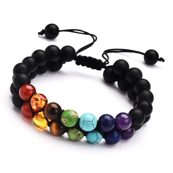 ttlife 7 chakra adjustable size multi-layer braided bead bracelet black lava stone yoga chakra double braided bracelet
ttlife 7 chakra adjustable size multi-layer braided bead bracelet black lava stone yoga chakra double braided bracelet