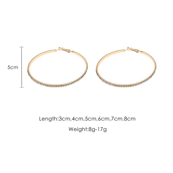 multi-size temperament exaggerated big earrings simple personality hipster ear ring circle earrings fashion ear jewelry female, Golden;silver 
multi-size temperament exaggerated big earrings simple personality hipster ear ring circle earrings fashion ear jewelry female, Golden;silver