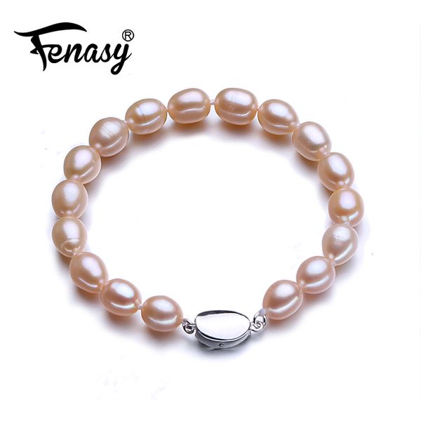 fenasy natural freshwater pearl bracelet female bracelets rice shape pearl adjustable bangle for women idea gift, Golden;silver
fenasy natural freshwater pearl bracelet female bracelets rice shape pearl adjustable bangle for women idea gift, Golden;silver