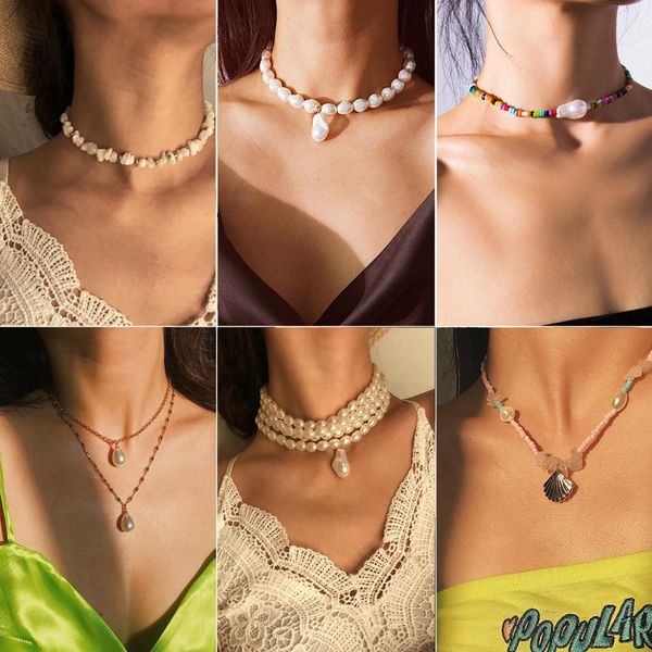 diezi ethnic multicolor acrylic imitation pearl pendant necklace clavicle choker necklaces for women ladies fashion jewelry, Silver
diezi ethnic multicolor acrylic imitation pearl pendant necklace clavicle choker necklaces for women ladies fashion jewelry, Silver