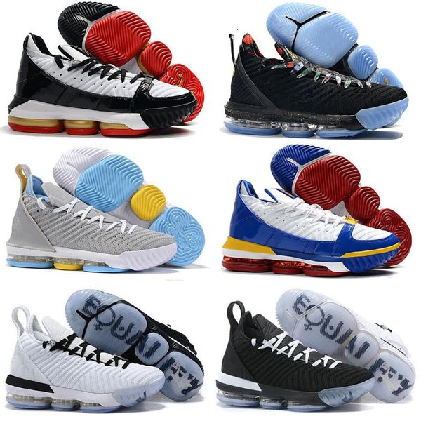 new new james 16 i m king kids basketball shoes lebron 16 eqaulitys lebron xvi ep 1 mid lakers, Black
