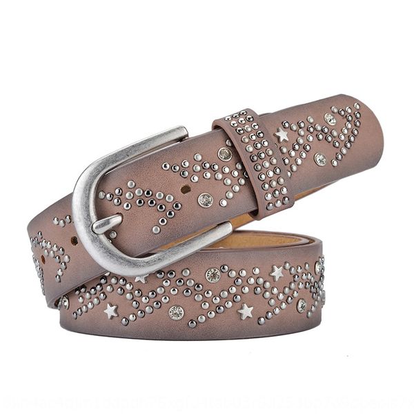 0senq rivet belt wide women's pants beltstyle long term fashion rivet belt wide women's pants beltstyle long rhinestone rhinestone, Black;brown