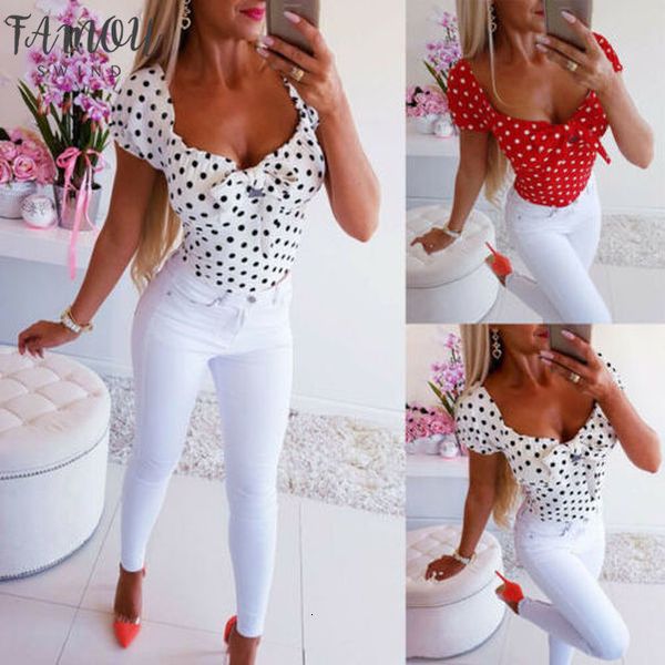 new women fashion shirt blusas short sleeve o neck polka dot women v neck casual t shirt 2020 summer sale, White
new women fashion shirt blusas short sleeve o neck polka dot women v neck casual t shirt 2020 summer sale, White