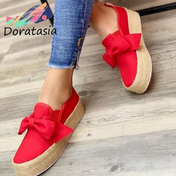 doratasia elegant butterfly-knot shoes 2020 concise autumn flats women new slip-on platform loafers, Black
doratasia elegant butterfly-knot shoes 2020 concise autumn flats women new slip-on platform loafers, Black