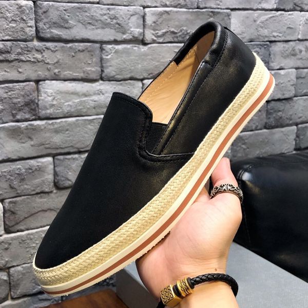 2019 new fashion premium cowhide men's shoes without laces casual shoes lazy shoes of the highest quality, Black
2019 new fashion premium cowhide men's shoes without laces casual shoes lazy shoes of the highest quality, Black