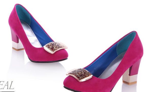 2019 women's shoes in spring and autumn with new style high heel coarse heel round head suede @269, Black
2019 women's shoes in spring and autumn with new style high heel coarse heel round head suede @269, Black