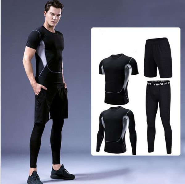 men's yoga fitness suit hygroscopic and sweating yoga suit for running, White;black
men's yoga fitness suit hygroscopic and sweating yoga suit for running, White;black