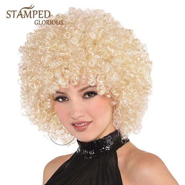 stamped glorious 12inches nature afro kinky curly wig synthetic short wig with bangs beige/black/blonde for black women
stamped glorious 12inches nature afro kinky curly wig synthetic short wig with bangs beige/black/blonde for black women