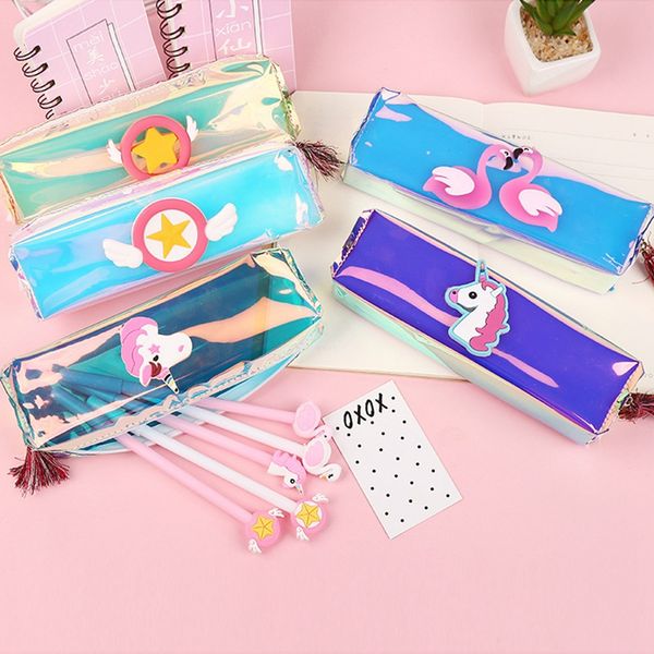 holographic laser pencil case cute animals pencil bag for girl boy student big capacity pen box school supply stationery gift
holographic laser pencil case cute animals pencil bag for girl boy student big capacity pen box school supply stationery gift