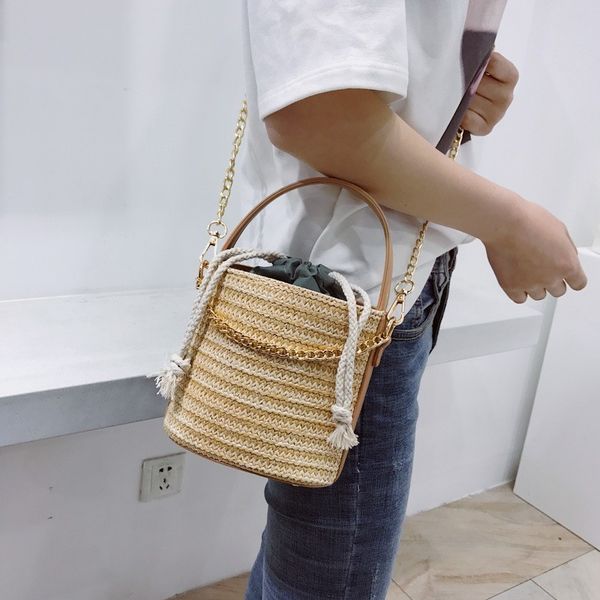 2019 casual bucket totes women straw handbag composite shoulder bag chain strap string candy clutch purses women messenger bags
2019 casual bucket totes women straw handbag composite shoulder bag chain strap string candy clutch purses women messenger bags