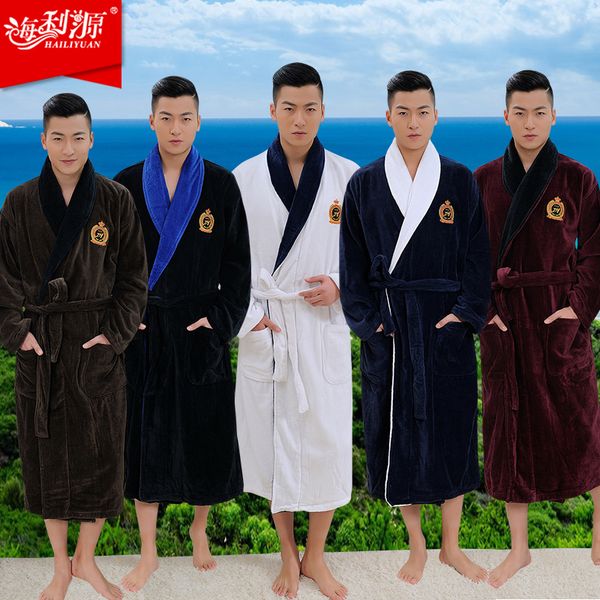 robe men plus size xxxl bathrobe men terry bathrobes 100% cotton thickening toweled bathrobe, Black;brown
robe men plus size xxxl bathrobe men terry bathrobes 100% cotton thickening toweled bathrobe, Black;brown