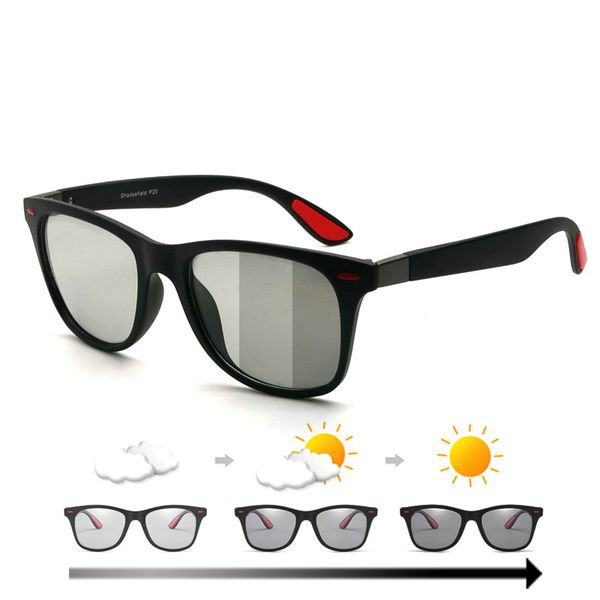 classic pchromic sunglasses polarized men driving square color change matte sun glasses women shades lentes de sol mujer, White;black
classic pchromic sunglasses polarized men driving square color change matte sun glasses women shades lentes de sol mujer, White;black